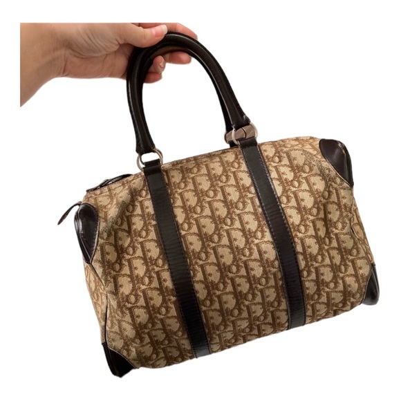 Dior Handbags - Christian Dior Vintage Large Trotter Boston Bag
